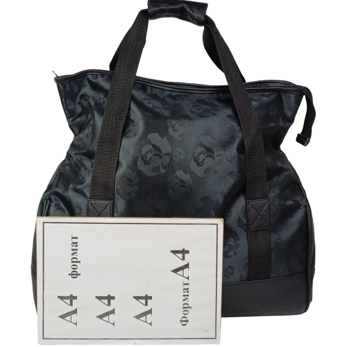 Сумка дорожная саквояж Wallaby 25 л 48×30×20 см Черная