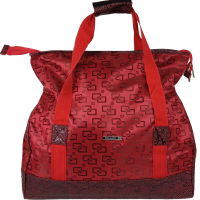 Дорожная сумка, саквояж 25L Wallaby красный квадраты