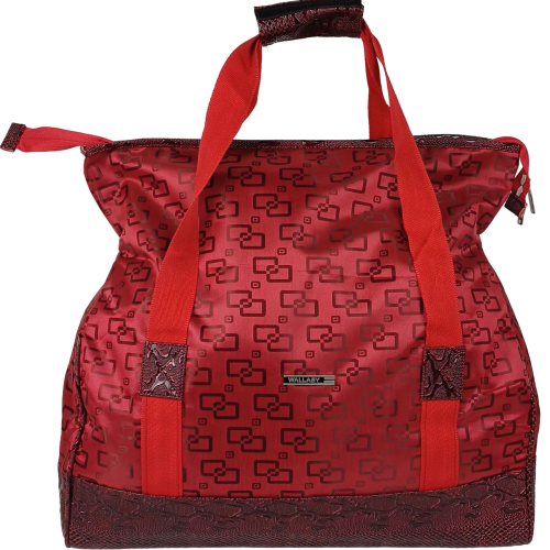 Дорожная сумка, саквояж 25L Wallaby красный квадраты