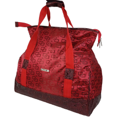 Дорожная сумка, саквояж 25L Wallaby красный квадраты