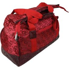 Дорожная сумка, саквояж 25L Wallaby красный квадраты