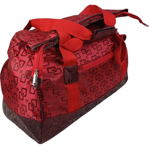 Дорожная сумка, саквояж 25L Wallaby красный квадраты