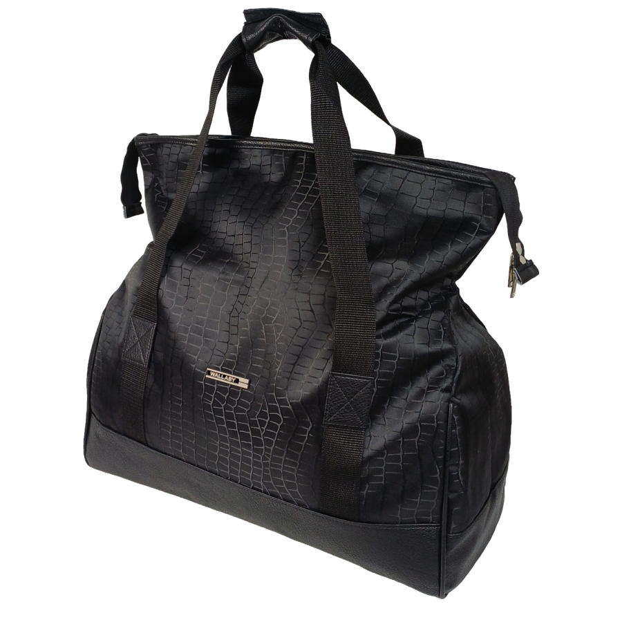 Сумка дорожная саквояж Wallaby 25 л 48×30×20 см Черная