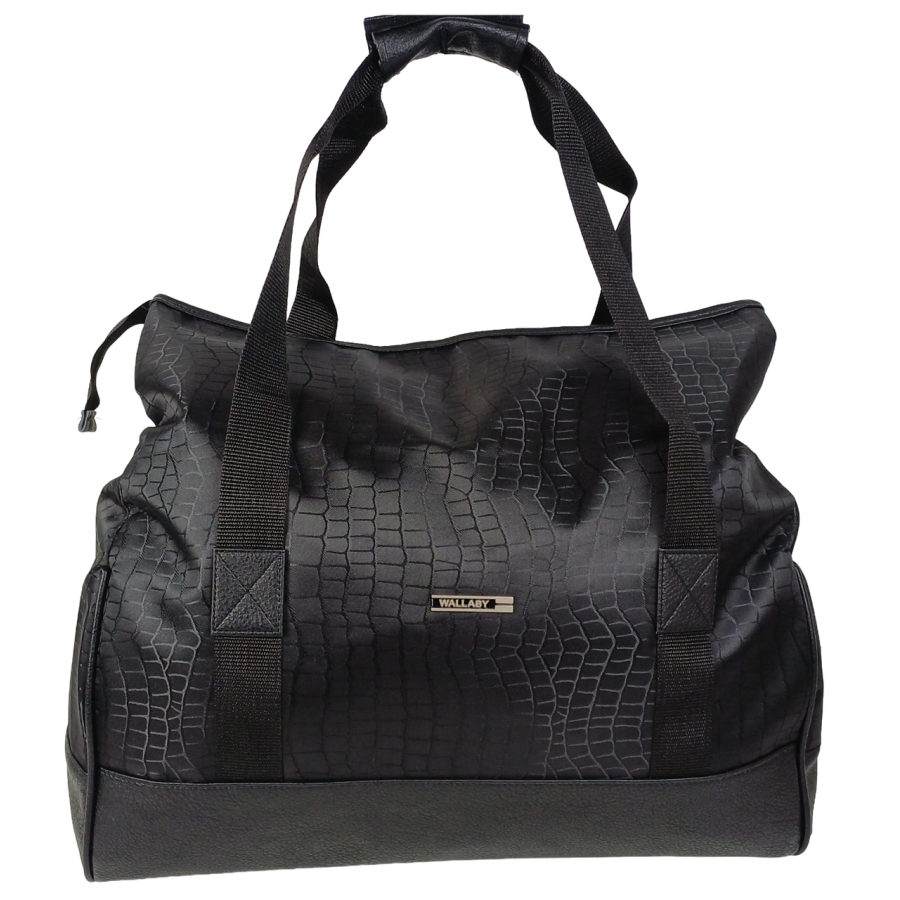 Сумка дорожная саквояж Wallaby 25 л 48×30×20 см Черная