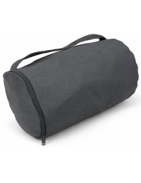 Косметичка Novitesse тканевая цилиндрическая 25х15 см Серая
