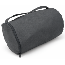 Косметичка Novitesse тканевая цилиндрическая 25х15 см Серая