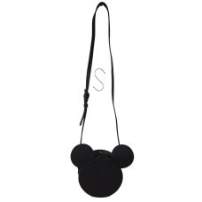 Сумка детская C&A Mickey Mouse из экокожи для девочки 17х17 см Черная