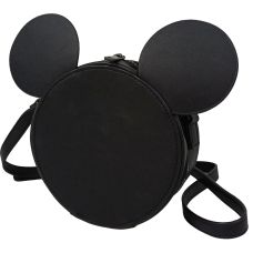 Сумка детская C&A Mickey Mouse из экокожи для девочки 17х17 см Черная