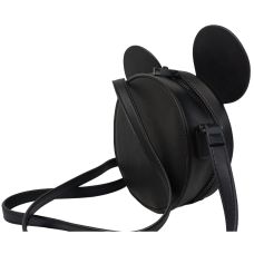 Сумка детская C&A Mickey Mouse из экокожи для девочки 17х17 см Черная