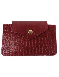 Картхолдер, чехол для платежных карт, визиток из эко кожи Trendz бордовый