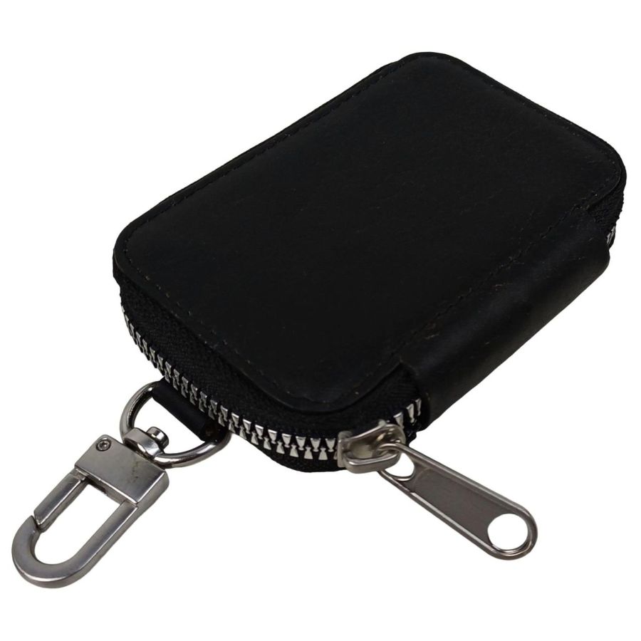 Ключница Luxury Key Case натуральная кожа Черная
