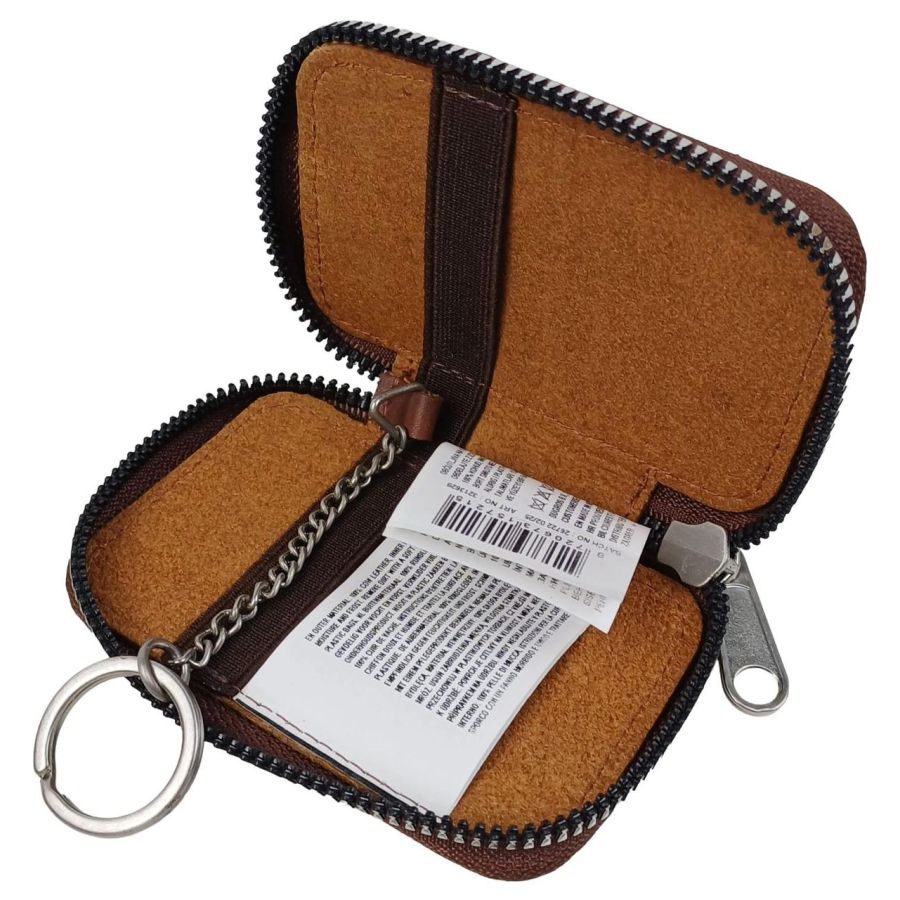 Ключница Luxury Key Case натуральная кожа Коричневая