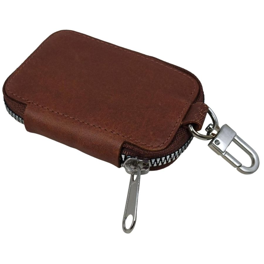 Ключница Luxury Key Case натуральная кожа Коричневая