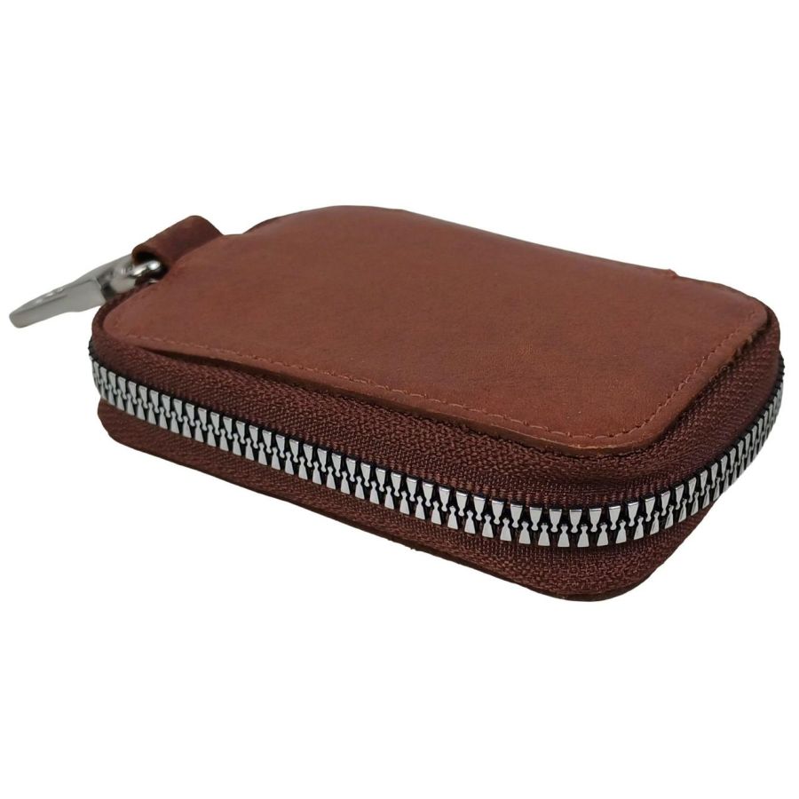 Ключница Luxury Key Case натуральная кожа Коричневая