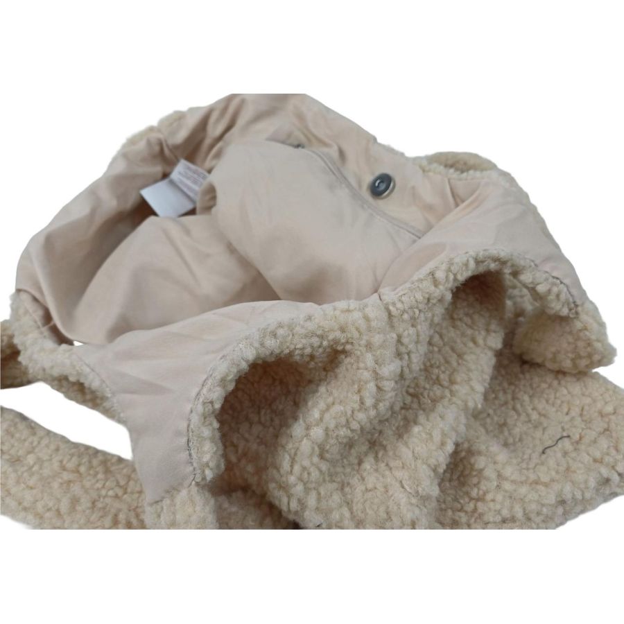 Женская плюшевая сумка Teddy Shopper Arovo бежевая