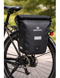 Сумка велосипедная Walfort два в одном 18 л полиэстер Черная