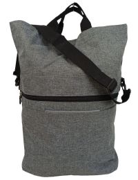 Велосумка сумка на багажник, сумка для покупок 2 в 1, 18L Walfort серая