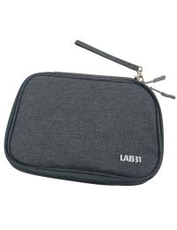 Органайзер Lab31 Для кабелей Сумка-чехол Полиэстер Темно-серый
