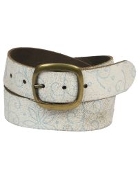 Ремень Vanzetti Женский Винтажный Натуральная кожа Бежевый