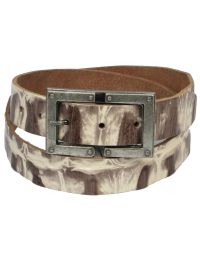 Ремень Vanzetti Женский Винтажный Натуральная кожа Бежевый