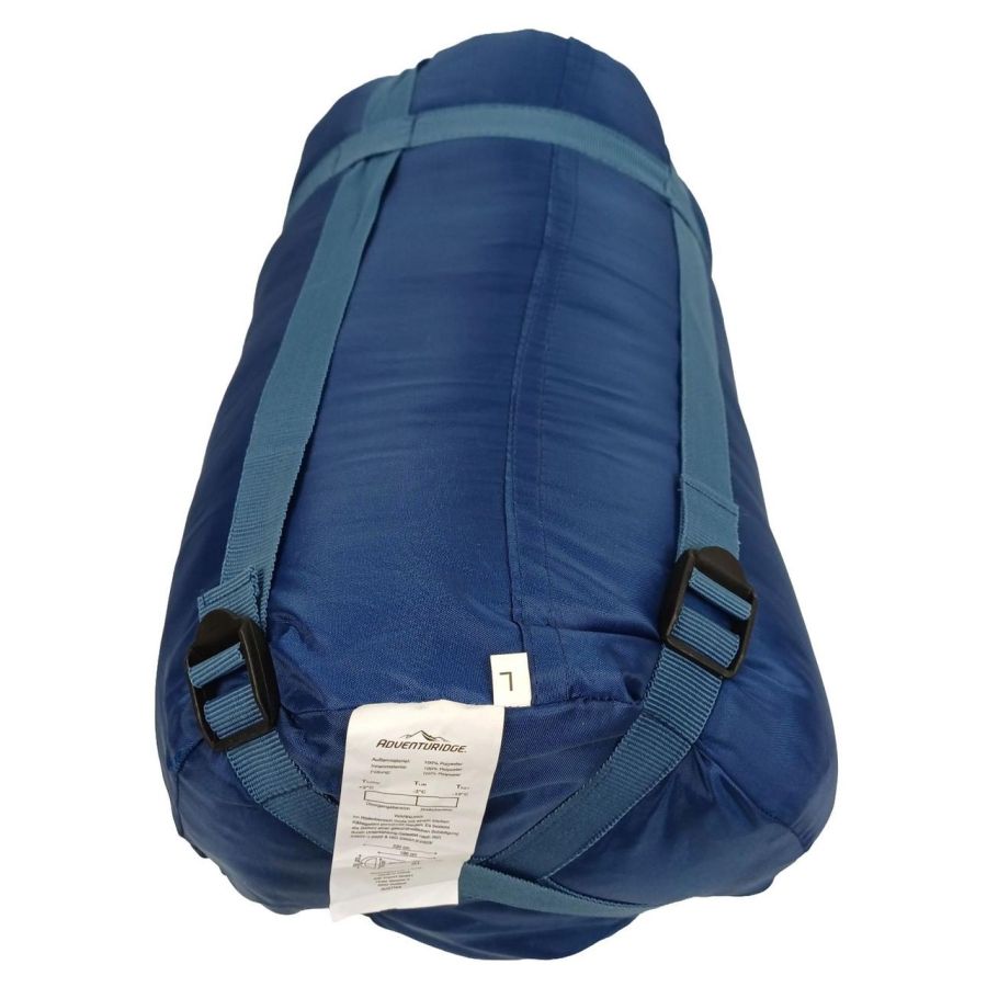 Спальный мешок-мумия Adventuridge +2°C 230 см Синий