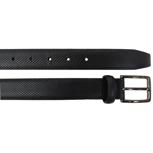 Ремень WBL Trading мужской натуральная кожа Черный