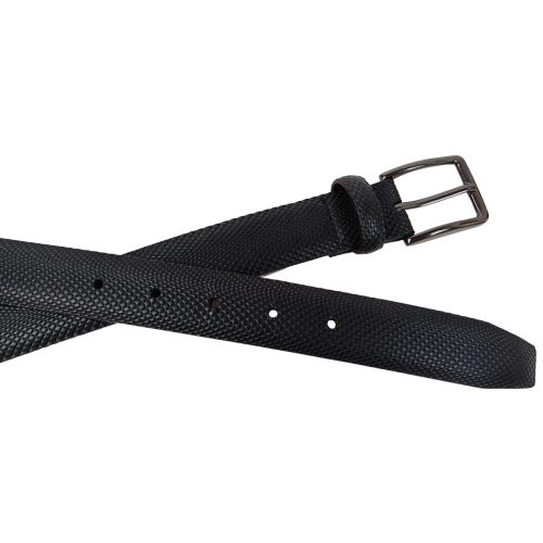 Ремень WBL Trading мужской натуральная кожа Черный