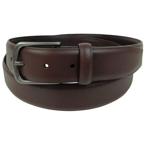 Ремень WBL Trading Мужской Натуральная кожа Темно-коричневый