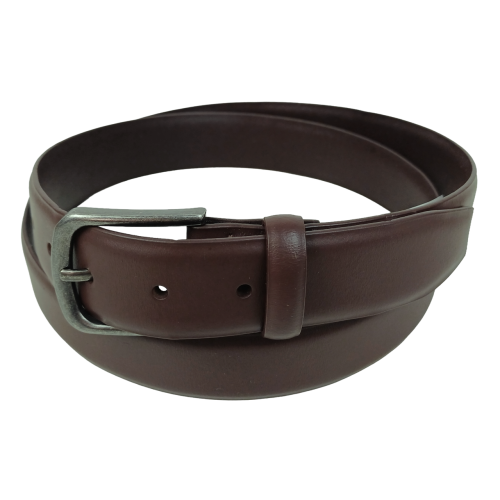 Ремень WBL Trading Мужской Натуральная кожа Темно-коричневый