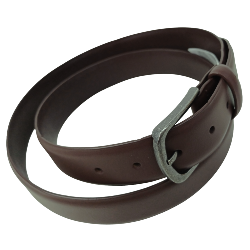 Ремень WBL Trading Мужской Натуральная кожа Темно-коричневый