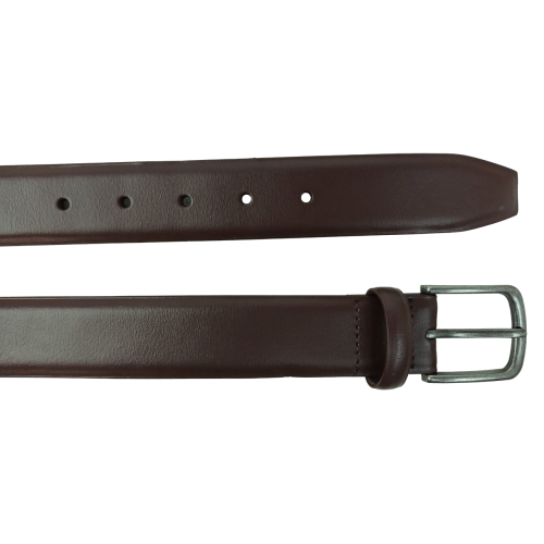 Ремень WBL Trading Мужской Натуральная кожа Темно-коричневый