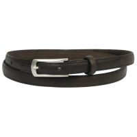 Ремень Vanzetti Женский Винтажный Узкий Натуральная кожа Коричневый