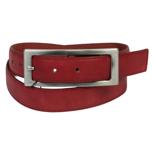 Винтажный женский кожаный ремень Vanzetti 100072 красный