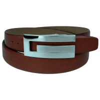 Ремень Vanzetti женский элегантный для брюк натуральная кожа Коричневый