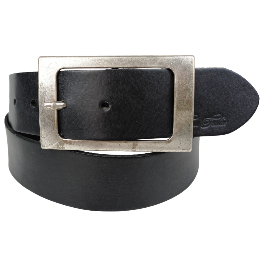 Ремень женский Tom Tailor Vintage под джинсы 105 см 3.8 см кожа Черный