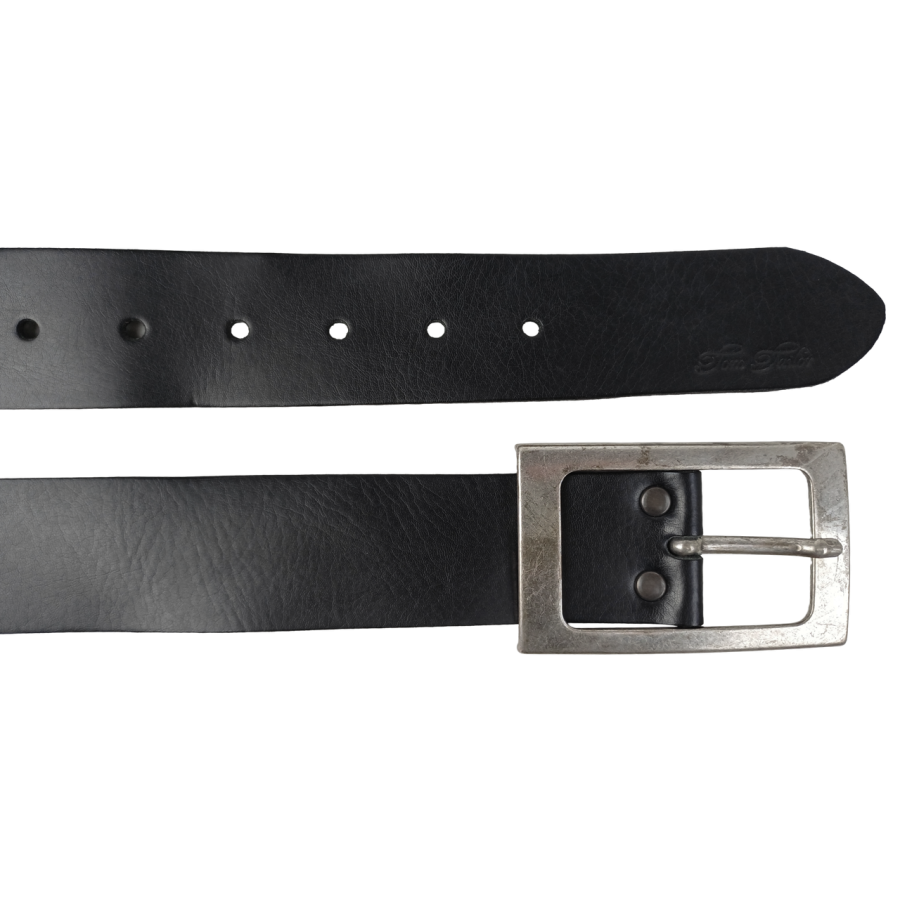 Ремень женский Tom Tailor Vintage под джинсы 105 см 3.8 см кожа Черный