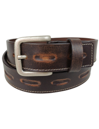 Ремень мужской Vanzetti Vintage 117 см 3.8 см кожа Темно-коричневый