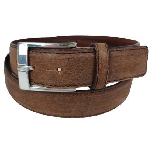 Ремень мужской Vanzetti Vintage 116 см 3.3 см кожа Коричневый