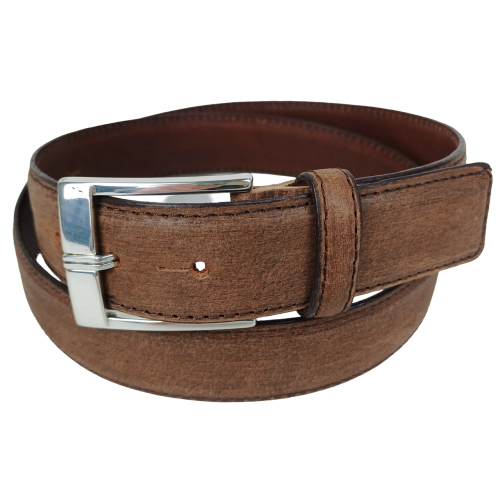 Ремень мужской Vanzetti Vintage 116 см 3.3 см кожа Коричневый