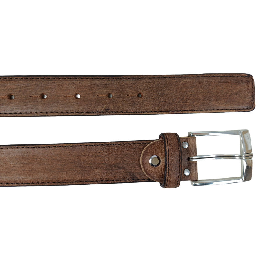 Ремень мужской Vanzetti Vintage 116 см 3.3 см кожа Коричневый