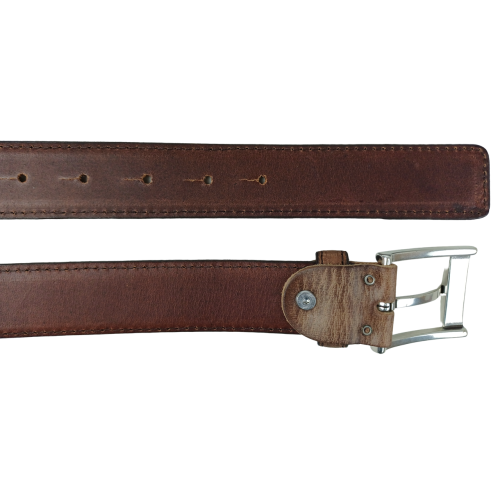 Ремень мужской Vanzetti Vintage 116 см 3.3 см кожа Коричневый