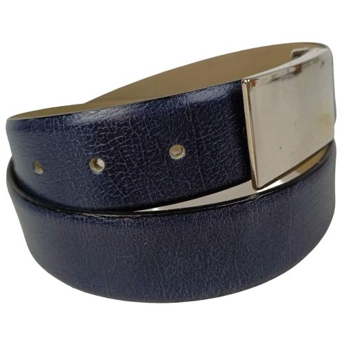 Ремень женский Vanzetti элегантный 100 см 3.3 см кожа Темно-синий