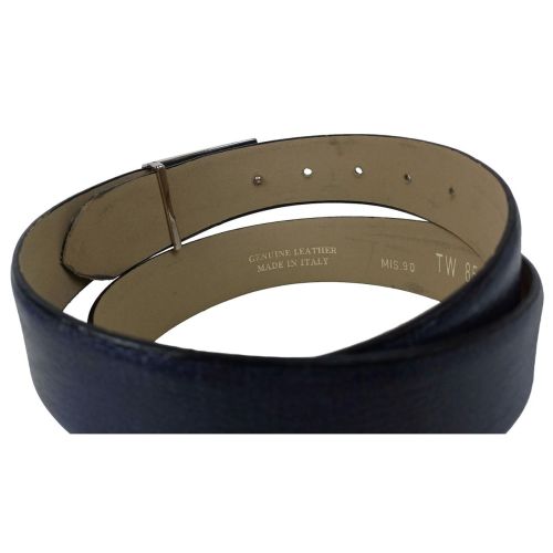 Ремень женский Vanzetti элегантный 100 см 3.3 см кожа Темно-синий