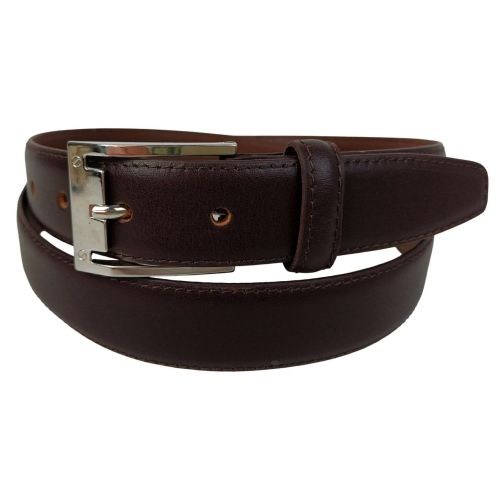 Ремень мужской Vanzetti классический 119 см 3 см кожа Темно-коричневый