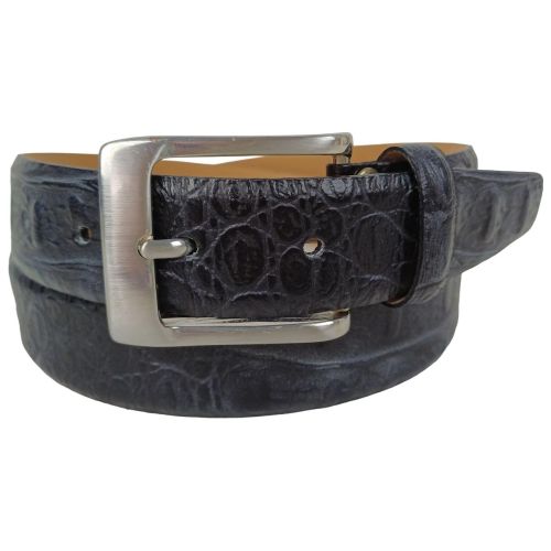 Ремень женский Vanzetti под крокодила 101 см 3 см кожа Черный