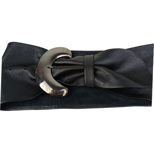 Ремень-корсет женский Vanzetti 98 см 12.5 см кожа Черный