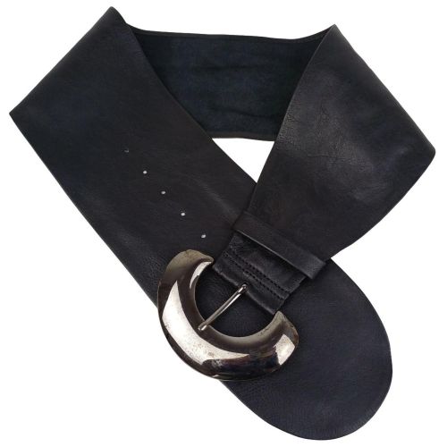 Ремень-корсет женский Vanzetti 98 см 12.5 см кожа Черный