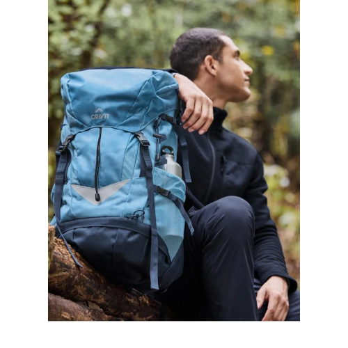 Рюкзак туристический Crivit 40L 30x24x70 см полиэстер Голубой