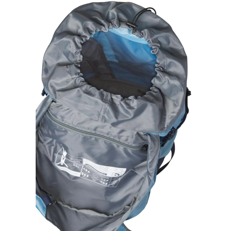 Рюкзак туристический Crivit 40L 30x24x70 см полиэстер Голубой