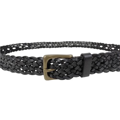 Ремень женский Vanzetti плетеный 111 см 3 см кожа Темно-коричневый